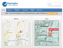 Tablet Screenshot of mapgraphics.com